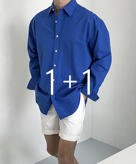 (1+1 할인) 앤크 10컬러 린넨 코튼 오버핏 셔츠